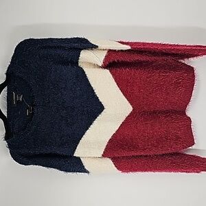 ♥️AS Crew Neck Long Sleeved Fuzzy Sweater